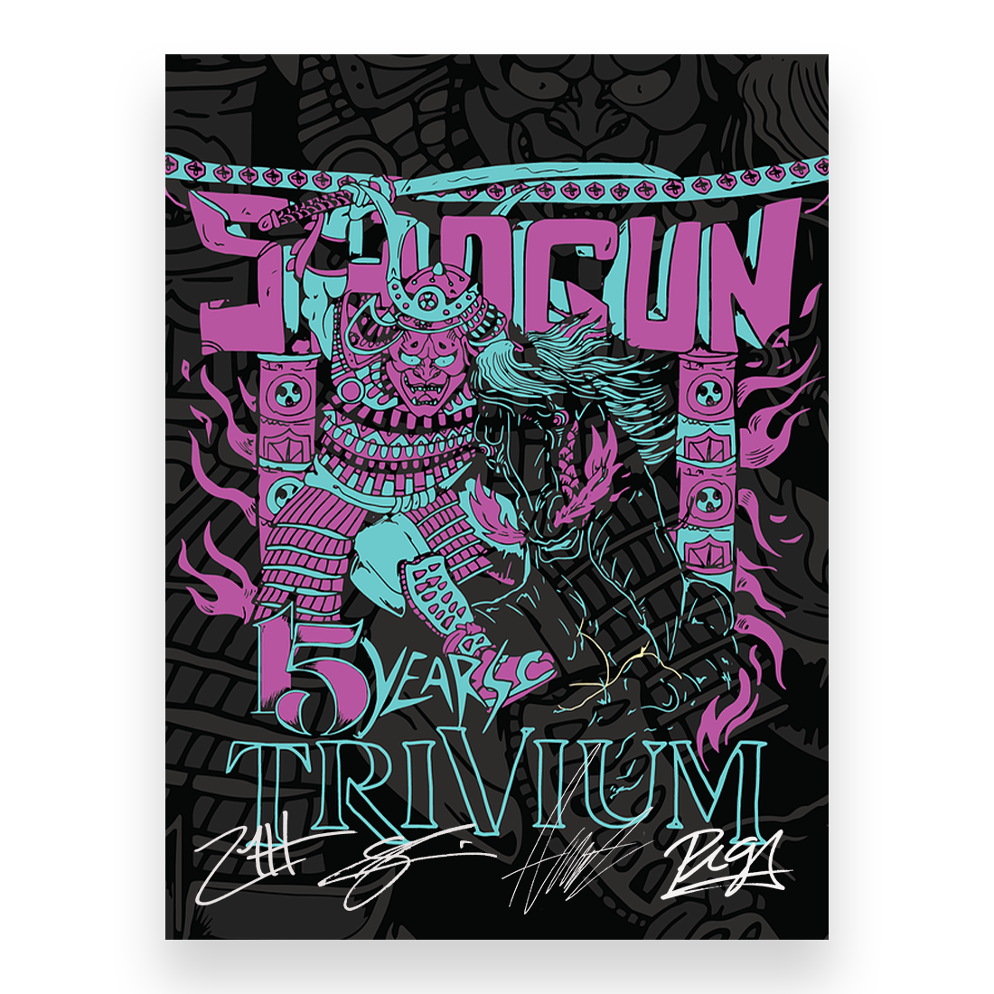 Shogun Half Sumo Signed Poster
