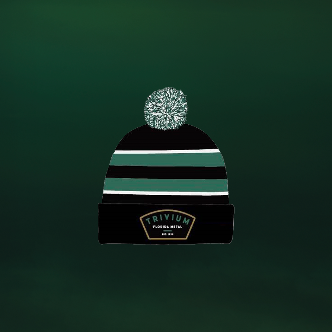 Arched Logo Beanie Black