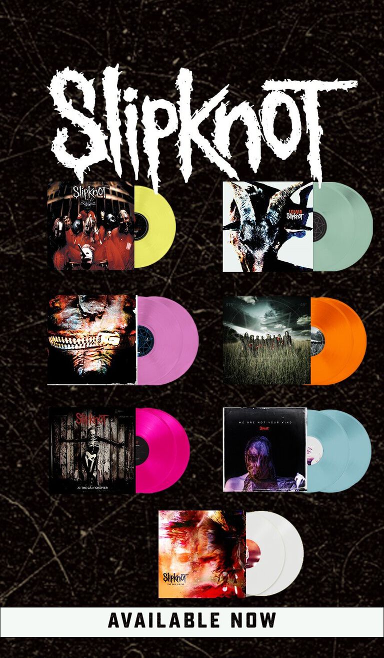 Slipknot vinyl now available in store