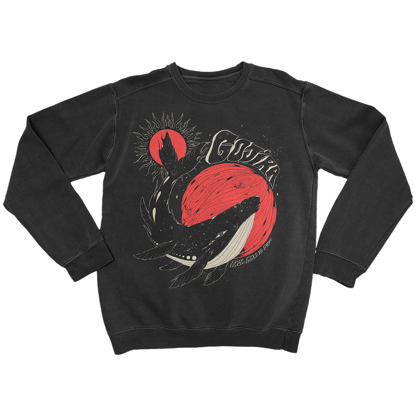 Whale Sun Moon Crewneck Sweatshirt (M)