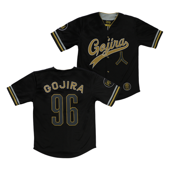 Gojira 96 Baseball Jersey (Black) (L)