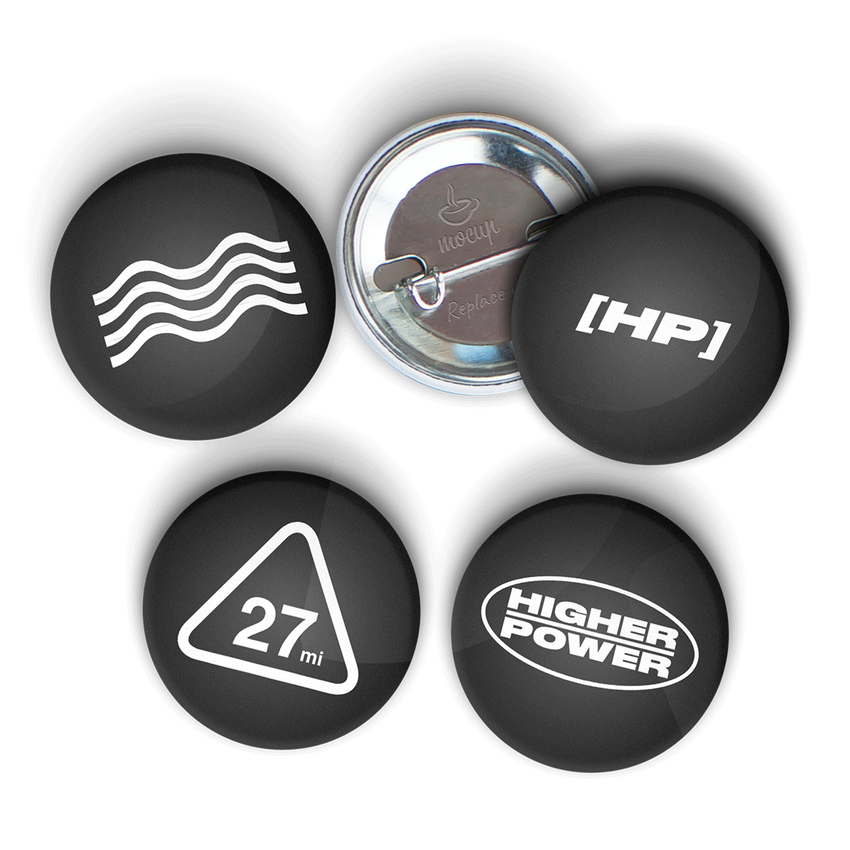 HP Logo Button 4 Pack ONLY