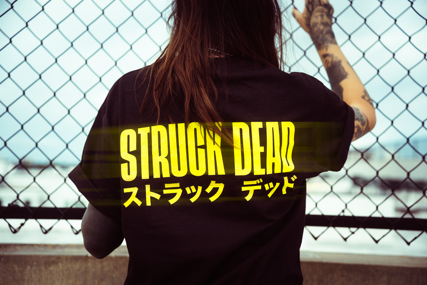 Struck Dead Black T-Shirt