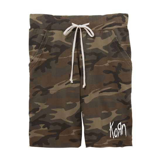 Korn Logo Camo Shorts (L)