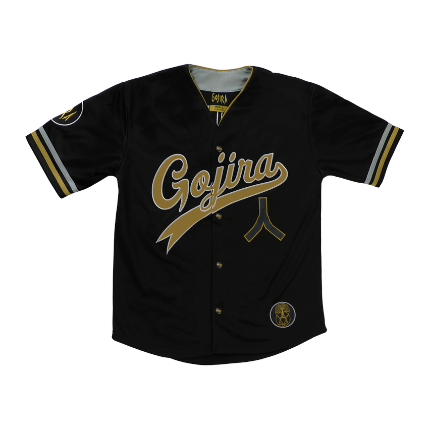 Gojira 96 Baseball Jersey (Black) (L)